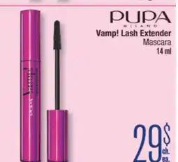 Jean Coutu PUPA Vamp! Lash Extender Mascara offer