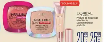 Jean Coutu L'ORÉAL PARIS Selected makeup products offer