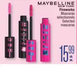 Jean Coutu MAYBELLINE Fireworks Selected mascaras offer