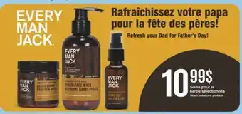 Jean Coutu Every Man Jack Select beard care products offer