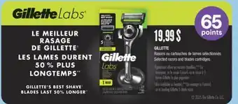 Jean Coutu GILLETTE Selected razors and blades cartridges offer