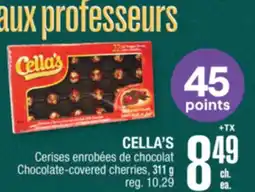 Jean Coutu CELLA'S Chocolate-covered cherries offer