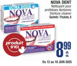 Jean Coutu NOVA DENT Denture cleaner offer