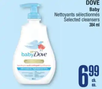 Jean Coutu DOVE Baby Selected cleansers offer