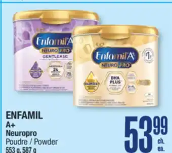 Jean Coutu ENFAMIL A+ Neuropro Powder offer