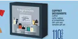 Jean Coutu COFFRET DÉCOUVERTE Gift card and samples gift set offer