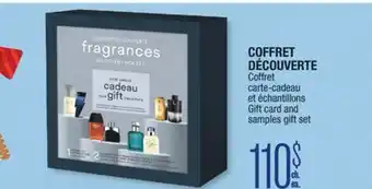 Jean Coutu COFFRET DÉCOUVERTE Gift card and samples gift set offer