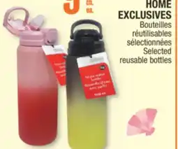 Jean Coutu HOME EXCLUSIVES Selected reusable bottles offer