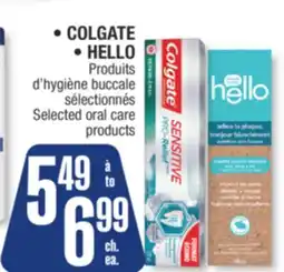 Jean Coutu COLGATE or HELLO Selected oral care products offer