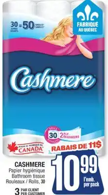 Jean Coutu CASHMERE Bathroom tissue offer