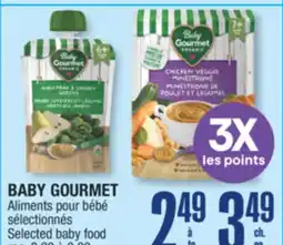 Jean Coutu BABY GOURMET Selected baby food offer