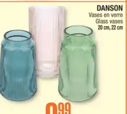 Jean Coutu DANSON Glass vases offer