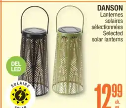 Jean Coutu DANSON Selected solar lanterns offer