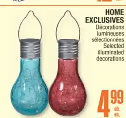 Jean Coutu HOME EXCLUSIVES Selected illuminated decorations offer