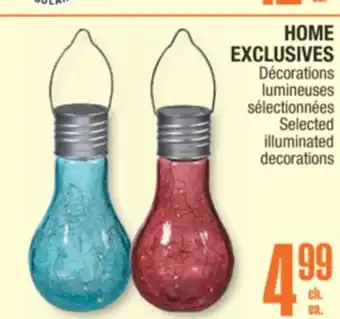 Jean Coutu HOME EXCLUSIVES Selected illuminated decorations offer