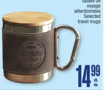 Jean Coutu Selected travel mugs offer