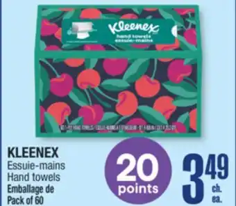 Jean Coutu KLEENEX Hand towels offer