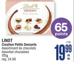 Jean Coutu LINDT Creation Petits Desserts Assorted chocolates offer