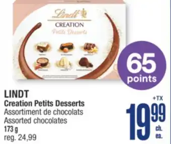 Jean Coutu LINDT Creation Petits Desserts Assorted chocolates offer
