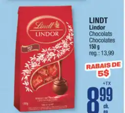 Jean Coutu LINDT Lindor Chocolates offer