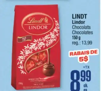 Jean Coutu LINDT Lindor Chocolates offer