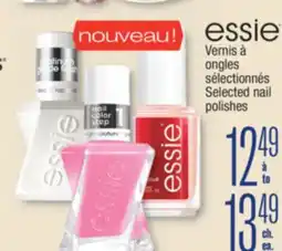 Jean Coutu ESSIE Selected nail polishes offer