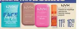 Jean Coutu NYX Selected makeup products offer