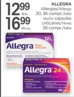Proxim ALLEGRA Allergy offer