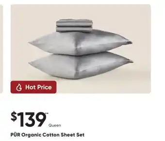 Dormez Vous PÜR Organic Cotton Sheet Set offer