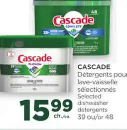 Proxim CASCADE Selected dishwasher detergents offer