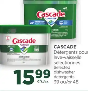 Proxim CASCADE Selected dishwasher detergents offer