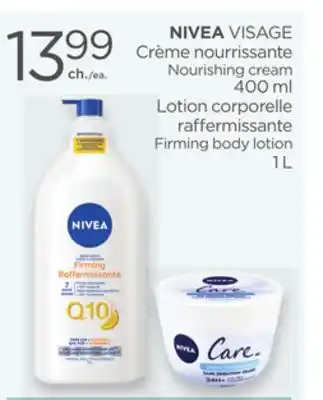 Proxim NIVEA VISAGE Nourishing cream Firming body lotion offer