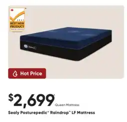 Dormez Vous Sealy Posturepedic Raindrop LF Mattress offer