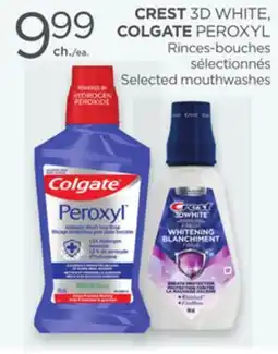 Proxim CREST 3D WHITE, COLGATE PEROXYL offer