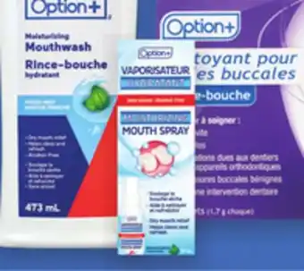 Proxim OPTION+ Mouthwash offer