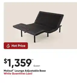 Dormez Vous Malouf Lounge Adjustable Base offer