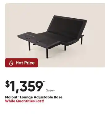 Dormez Vous Malouf Lounge Adjustable Base offer