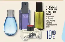 Jean Coutu HUMMER, QUORUM, ALFRED SUNG Fragrances et formats sélectionnés offer