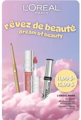 Jean Coutu L'ORÉAL PARIS Selected makeup products offer