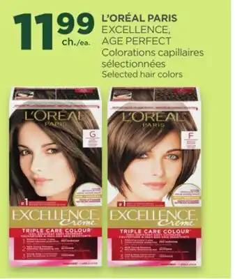 Proxim L'ORÉAL PARIS EXCELLENCE, AGE PERFECT Selected hair colors offer