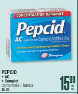 Jean Coutu PEPCID • AC • Complet Tablets 25, 30 offer