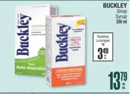 Jean Coutu BUCKLEY Syrup offer