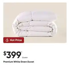 Dormez Vous Premium White Down Duvet offer