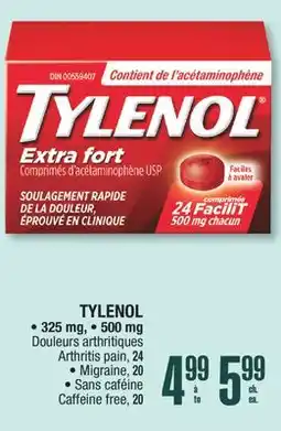 Jean Coutu TYLENOL offer