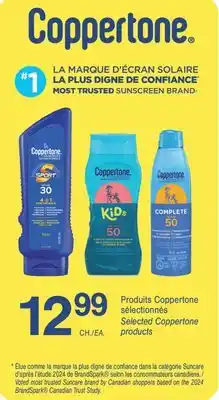 Jean Coutu COPPERTONE Selected Coppertone products offer