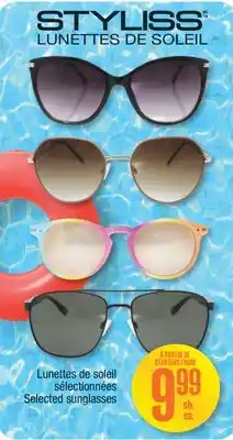 Jean Coutu STYLISS Selected sunglasses offer