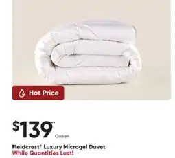 Dormez Vous Fieldcrest Luxury Microgel Duvet offer