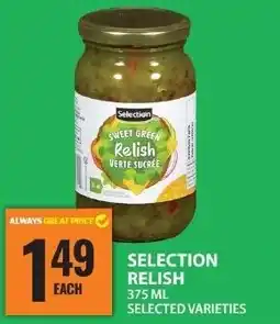 Food Basics Selection relish offer