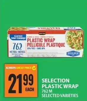 Food Basics Selection plastic wrap offer