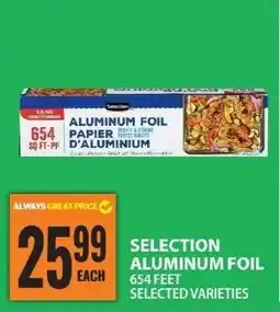 Food Basics Selection aluminum foil offer